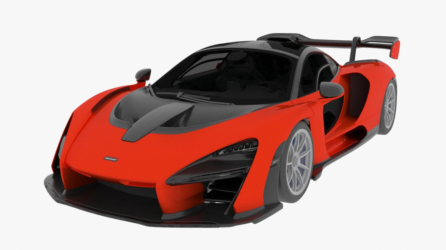 mclaren senna p15 3D Model .c4d .max .obj .3ds .fbx .stl .blend