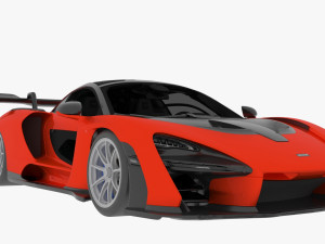 mclaren senna p15 Modèle 3D