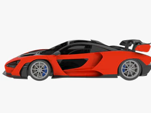 mclaren senna p15 3D Model