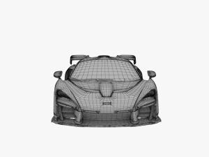 mclaren senna p15 Modèle 3D