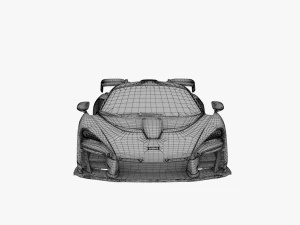 mclaren senna p15 3D Model