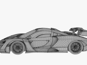 mclaren senna p15 Modèle 3D