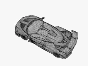 mclaren senna p15 3D Model