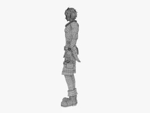 portgas d ace - one piece 3D Model