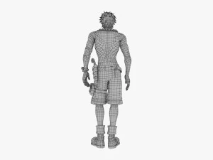 portgas d ace - one piece 3D Model