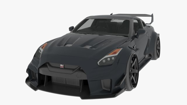 LB-Silhouette WORKS GT NISSAN 35GT-RR 3D Model .c4d .max .obj .3ds .fbx .stl .blend 