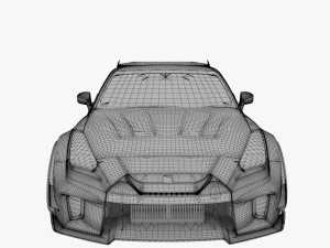 LB-Silhouette WORKS GT NISSAN 35GT-RR 3D Model
