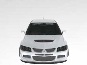Mitsubishi Lancer Evolution VIII 3D Model
