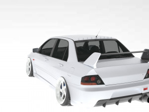 Mitsubishi Lancer Evolution VIII 3D Model