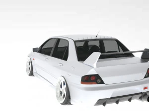 Mitsubishi Lancer Evolution VIII 3D Model