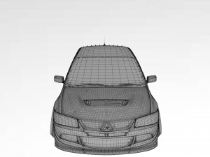 Mitsubishi Lancer Evolution VIII 3D Model