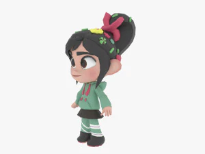 Vanellope von Schweetz 3D Model