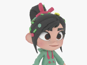 Vanellope von Schweetz 3D Model