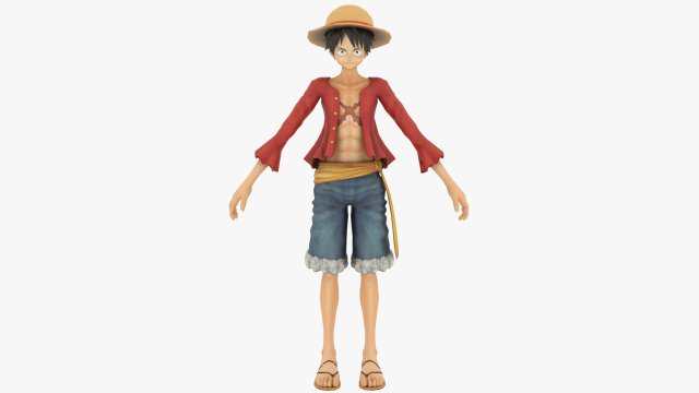 Luffy Signature Pose Anime PNG One Piece PNG download - Inspire Uplift