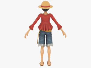 Monkey D Luffy - One Piece 3D Model in Cartoon 391317 | 3DExport