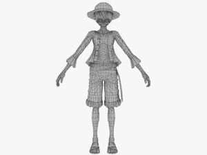 Monkey D Luffy - One Piece 3D 模型