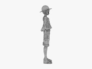 Monkey D Luffy - One Piece 3D Model