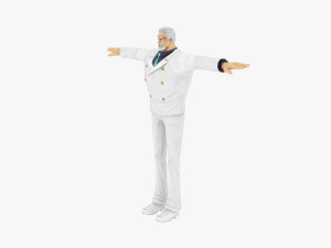 Monkey D Garp - One Piece Modelo 3D