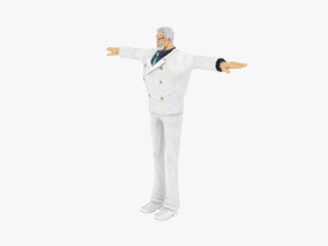 Monkey D Garp - One Piece 3D Model