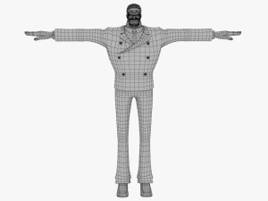 Monkey D Garp - One Piece Modelo 3D