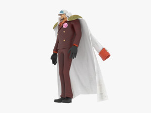 Sakazuki Akainu - One Piece Modello 3D