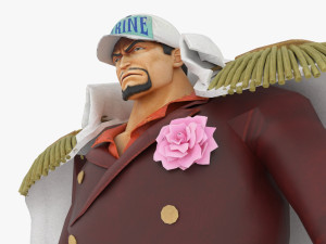 Sakazuki Akainu - One Piece Modello 3D