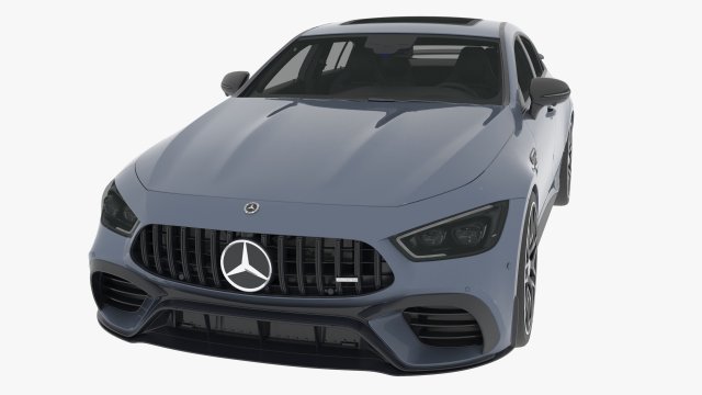 Mercedes-AMG GT 63 S 4-Door Coupe 3D Модель .c4d .max .obj .3ds .fbx .stl .blend 