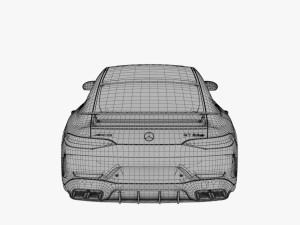 Mercedes-AMG GT 63 S 4-Door Coupe 3D Модель