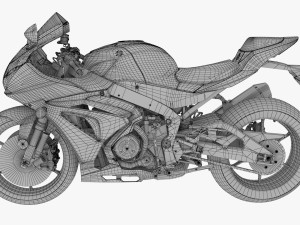 Suzuki GSX R1000R 3D Model