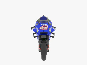 Alex Rins Suzuki GSX-RR 2021 MotoGP 3D Model