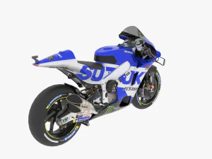 Joan Mir Suzuki GSX-RR 2021 MotoGP 3D Model