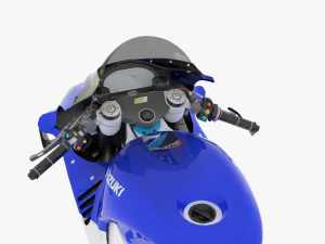 Joan Mir Suzuki GSX-RR 2021 MotoGP 3D Model