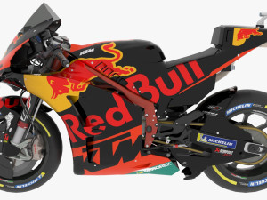 Brad Binder KTM RC16 2021 MotoGP 3D Model