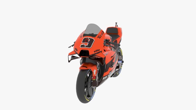 Danilo Petrucci KTM RC16 2021 Model 3D .c4d .max .obj .3ds .fbx .stl .blend 