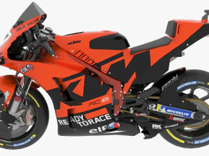 Iker Lecuona KTM RC16 2021 MotoGP 3D Model
