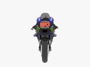 Fabio Quartararo Yamaha YZR-M1 2021 MotoGP 3D Модель