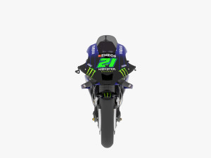 Franco Morbidelli Yamaha YZR-M1 2021 MotoGP 3D 모델