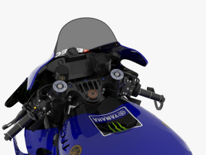 Franco Morbidelli Yamaha YZR-M1 2021 MotoGP 3D 모델
