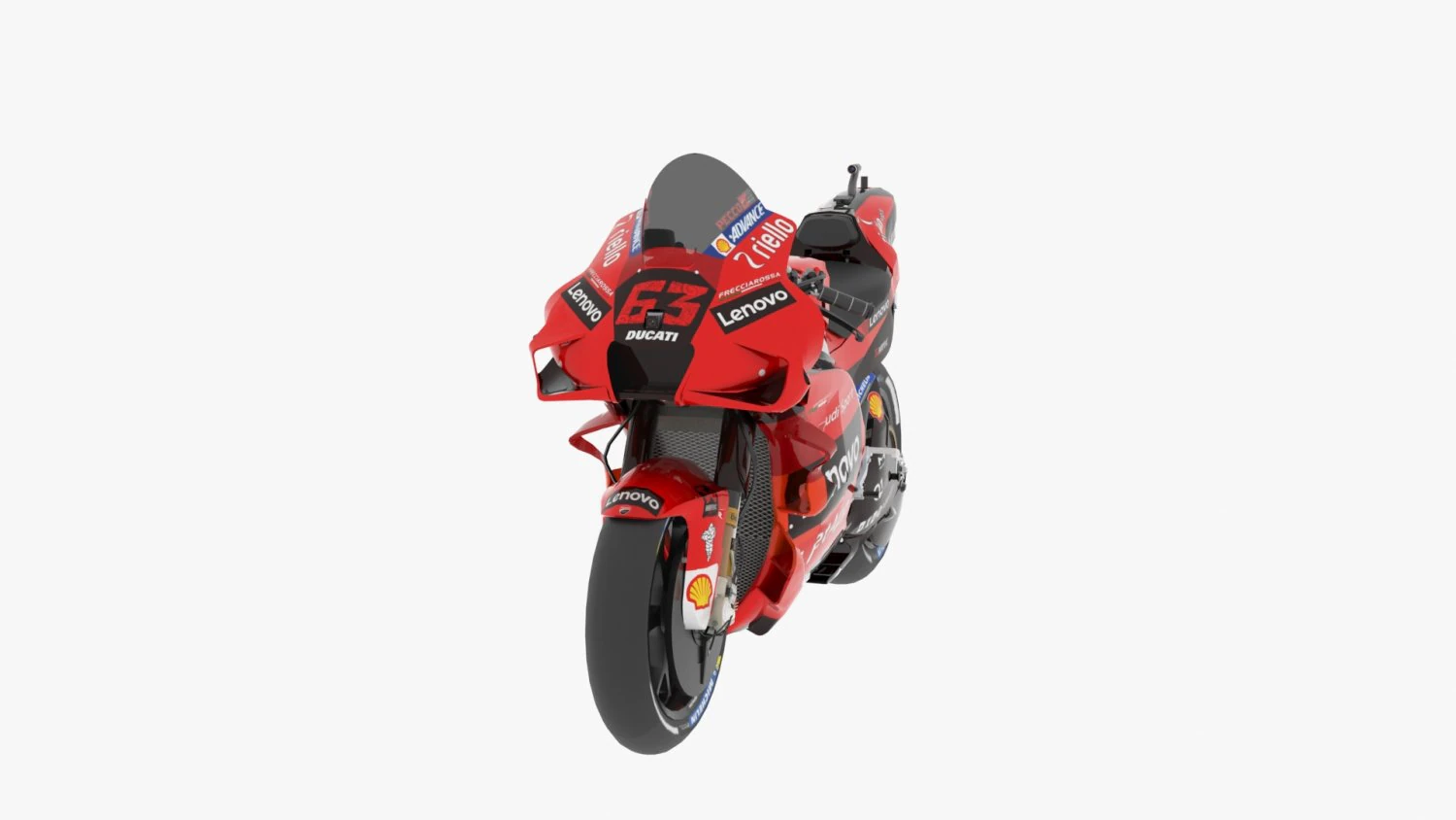 Francesco Bagnaia Ducati Desmosedici GP21 2021 MotoGP 3D Model .c4d .max .obj .3ds .fbx .stl .blend 