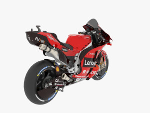 Francesco Bagnaia Ducati Desmosedici GP21 2021 MotoGP Modèle 3D