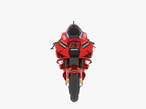 Francesco Bagnaia Ducati Desmosedici GP21 2021 MotoGP Modèle 3D