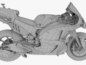 Francesco Bagnaia Ducati Desmosedici GP21 2021 MotoGP Modèle 3D