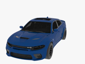 Dodge Charger SRT Hellcat 2020 3D Model