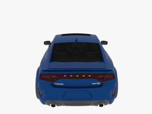 Dodge Charger SRT Hellcat 2020 Modelo 3D
