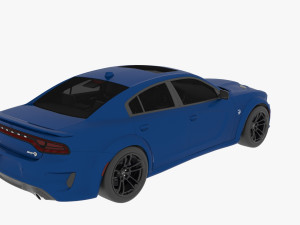 Dodge Charger SRT Hellcat 2020 Modelo 3D