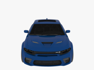 Dodge Charger SRT Hellcat 2020 Modelo 3D