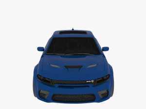 Dodge Charger SRT Hellcat 2020 3D Model