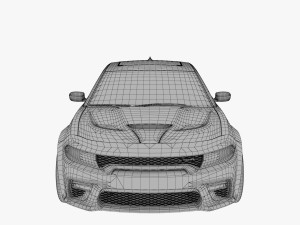 Dodge Charger SRT Hellcat 2020 Modelo 3D