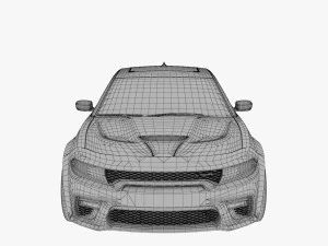 Dodge Charger SRT Hellcat 2020 3D Model