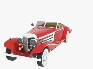 Mercedes-Benz Roadster da 500k Modello 3D